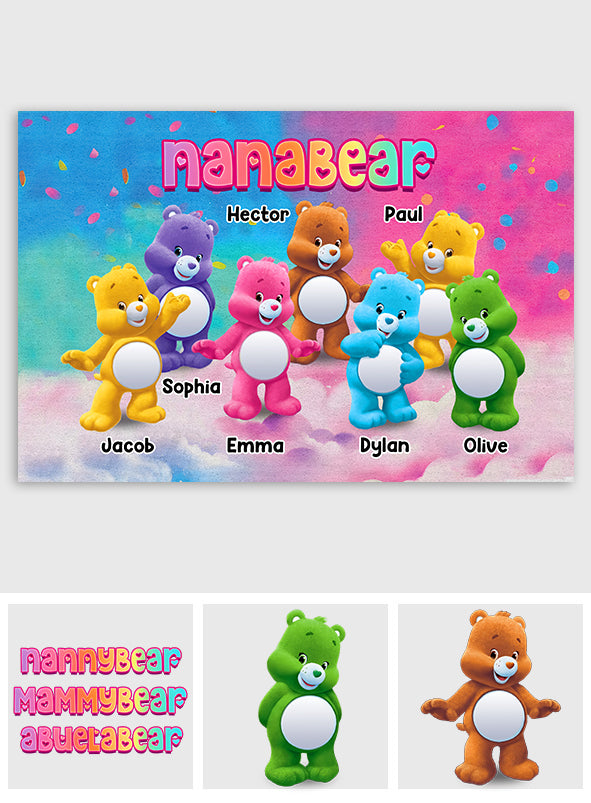 Paillasson personnalisé Nanabear - Grand-mère