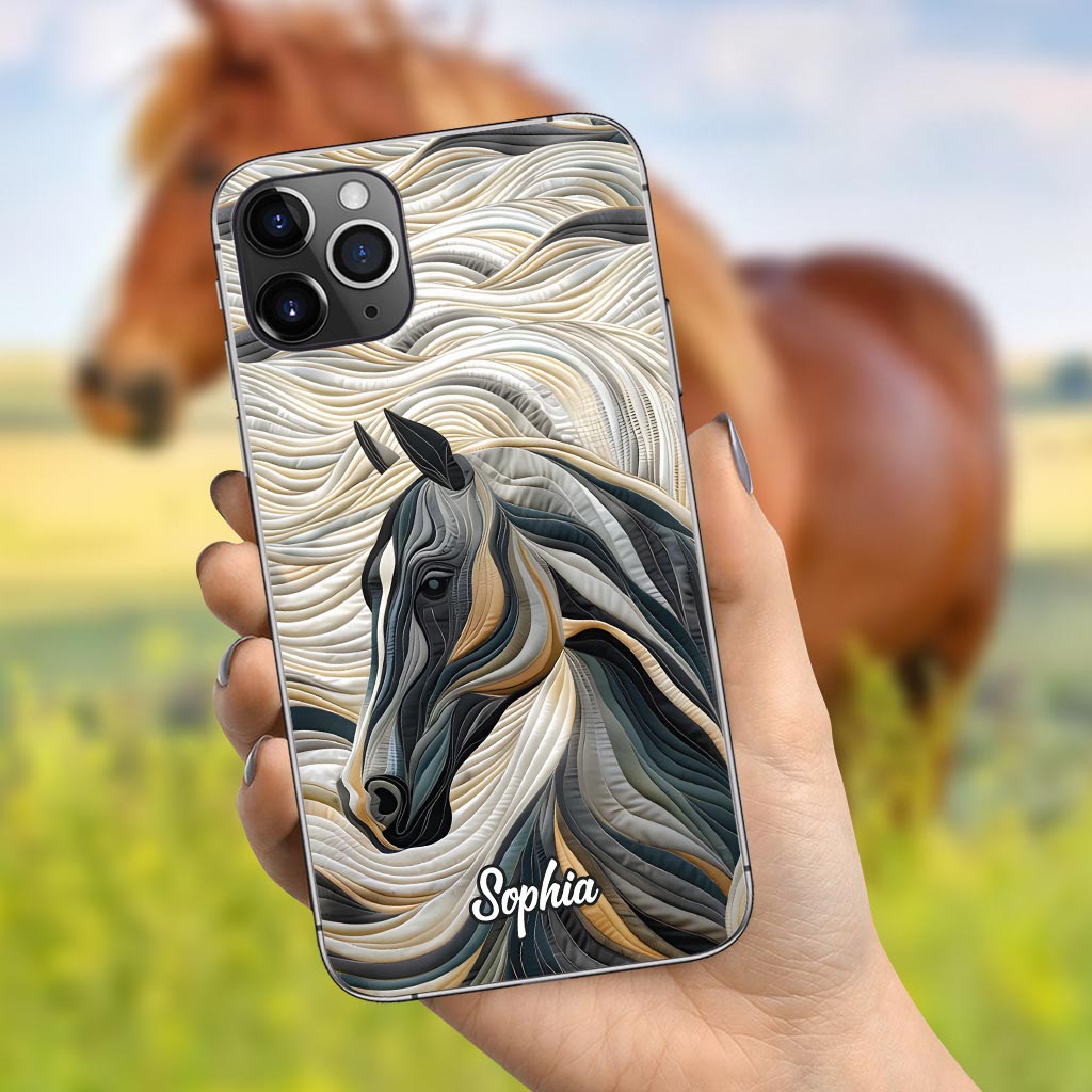 Magnifique cheval - Coque de téléphone personnalisée à motif cheval