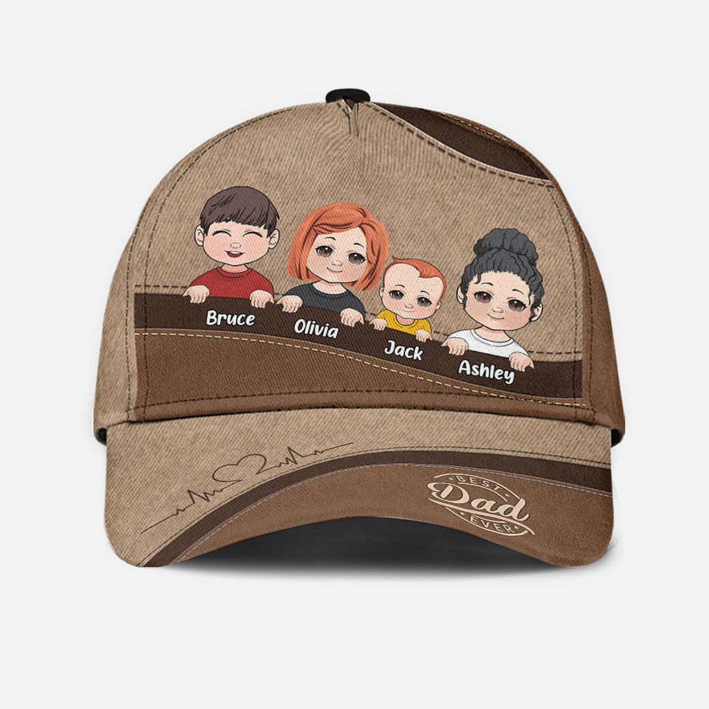 Casquette classique personnalisée « Lien indéfectible de l'équipe de papa »