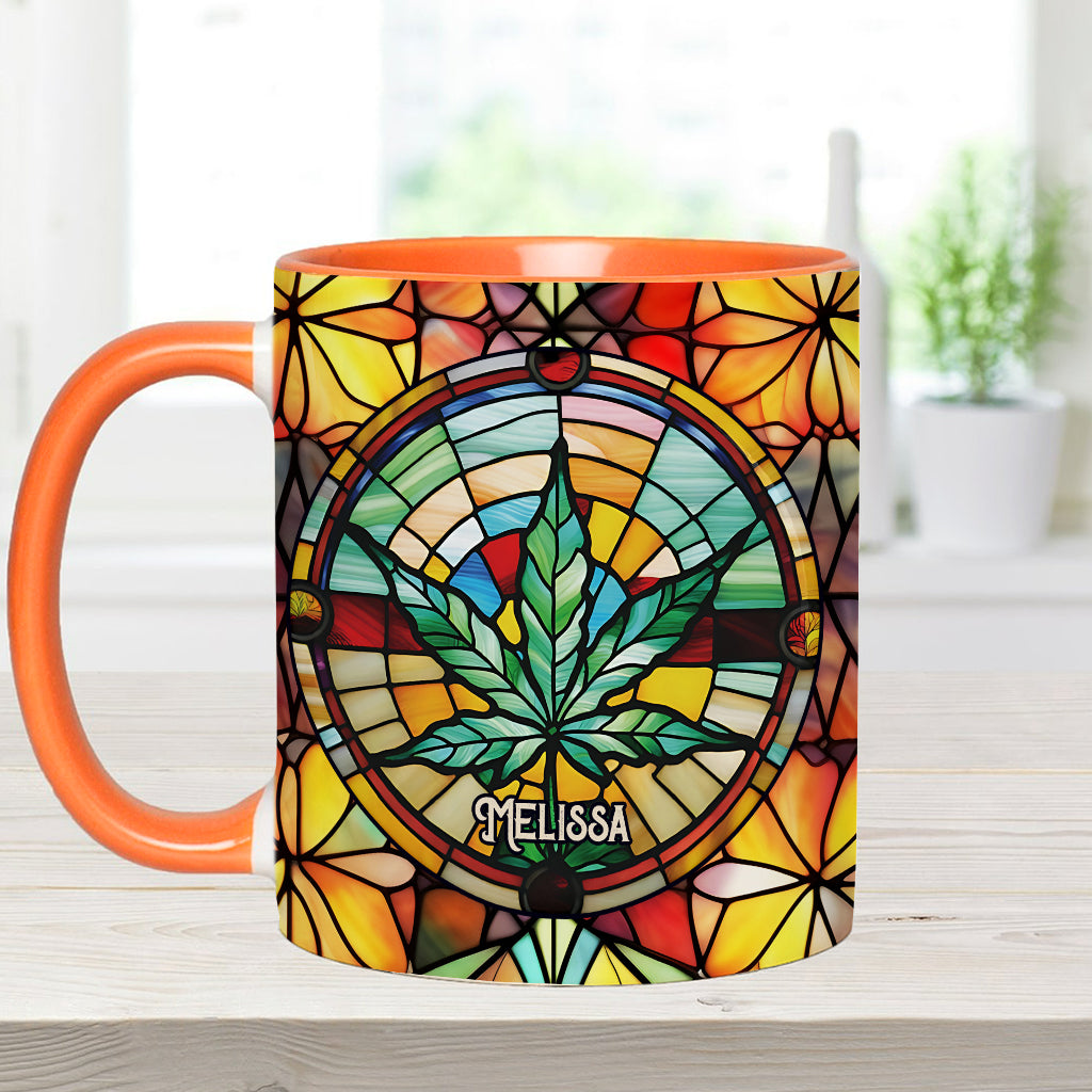 It's 420 somewhere - Personalized Weed Accent Mug