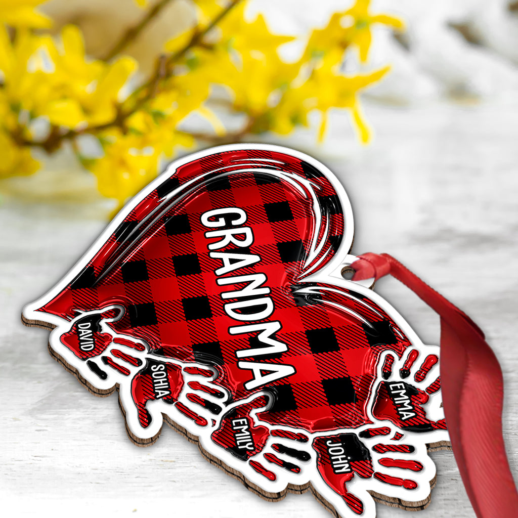 Grand-mère Nana Mama - Ornement personnalisé en forme de grand-mère