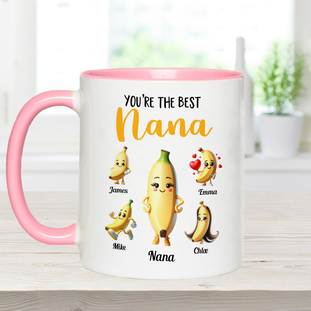 Meilleure grand-mère du monde - Mug personnalisé « Grand-mère »