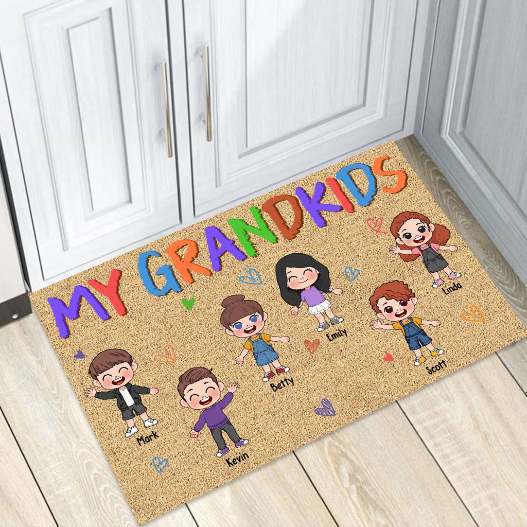 My Grandkids - Personalized Grandma Doormat
