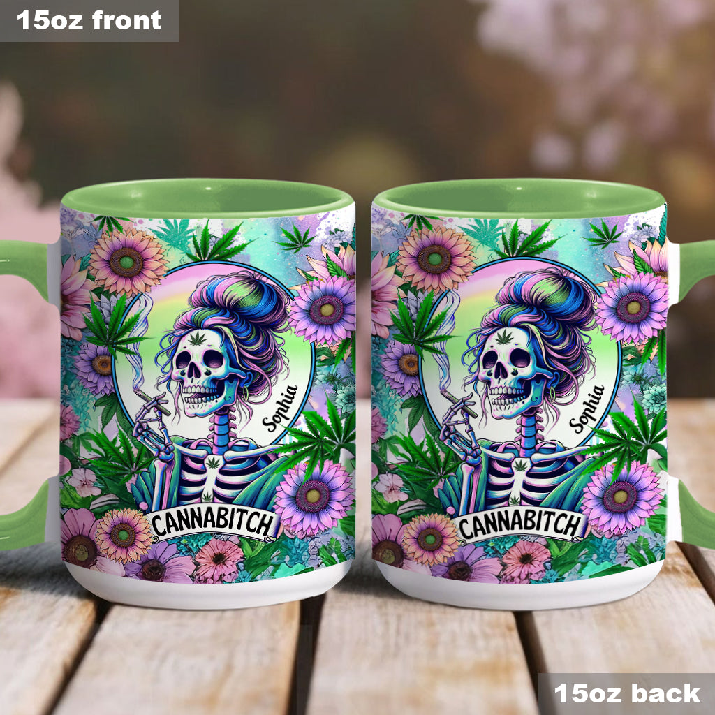 Mug personnalisé Cannabitch - Thème cannabis