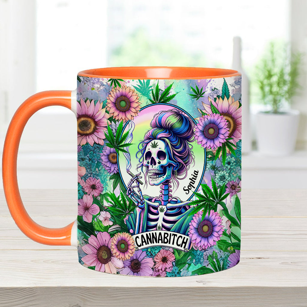 Mug personnalisé Cannabitch - Thème cannabis