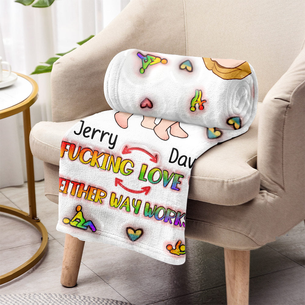 Je t'aime - Couverture de soutien LGBT personnalisée