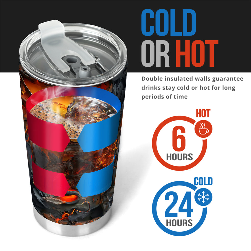 Gobelet personnalisé « J’adore les dragons »