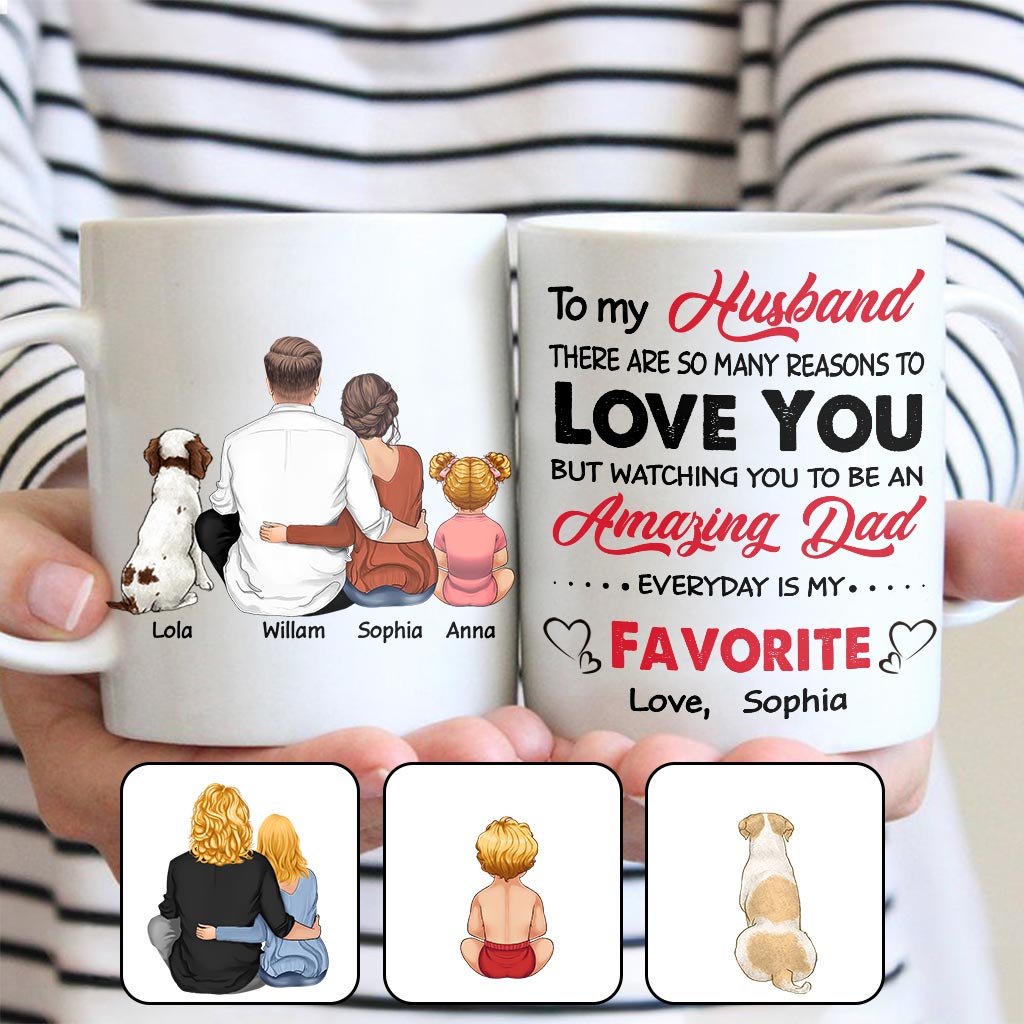 Il y a tant de raisons de t'aimer - Mug personnalisé pour couple