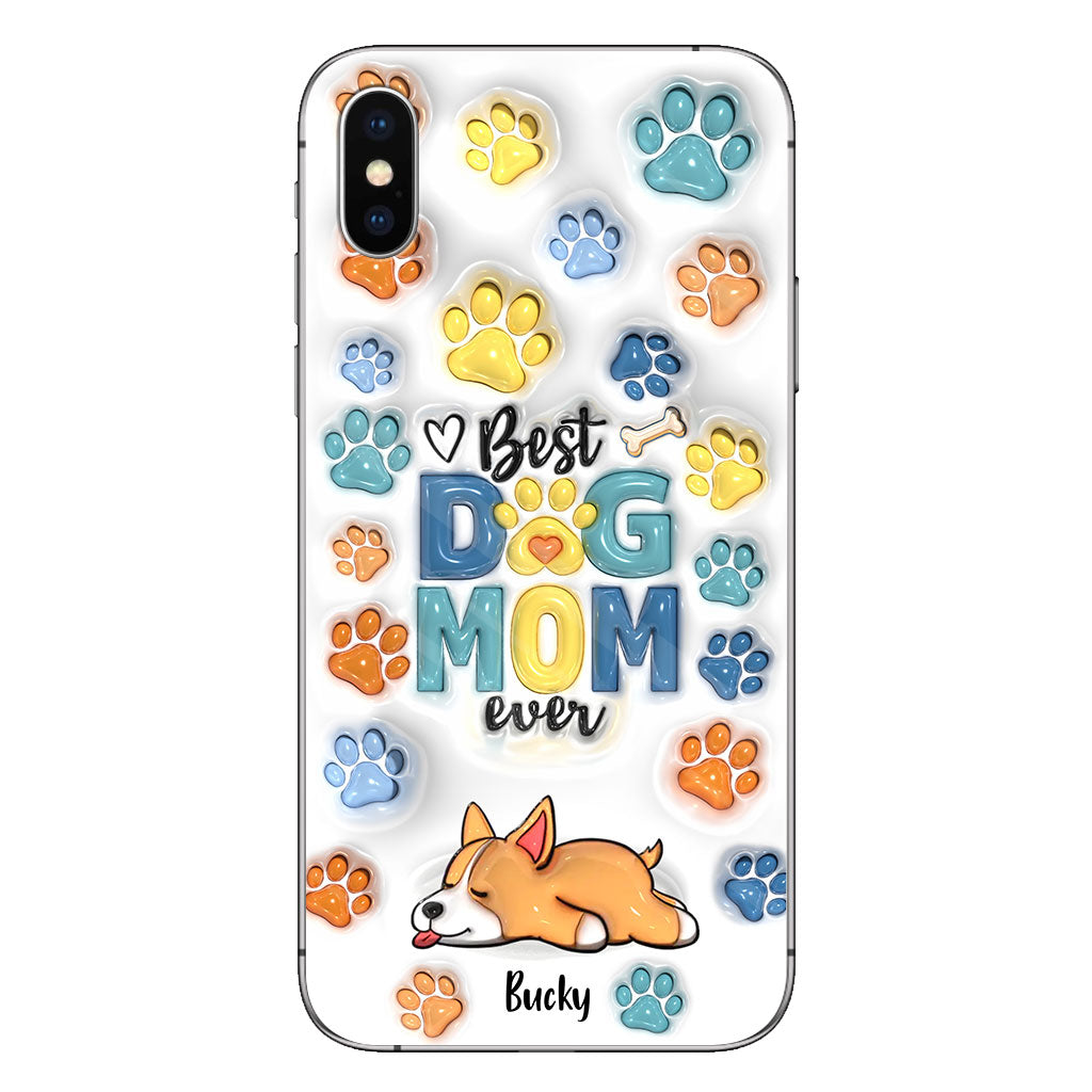 Meilleur papa/maman de chien au monde - Coque de téléphone personnalisée pour chien