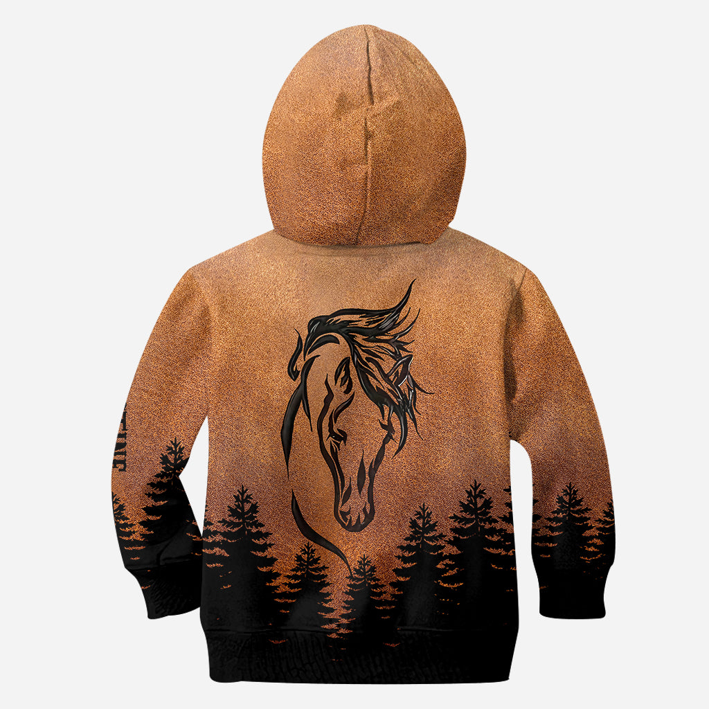 Love Horses - Personalized Horse Hoodie and Leggings