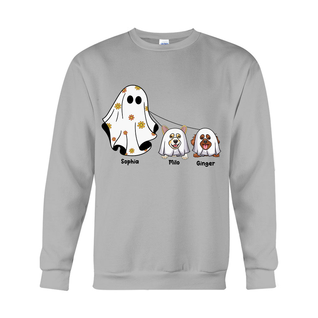 T-shirt et sweat à capuche personnalisés pour chien « Fantômes mignons »