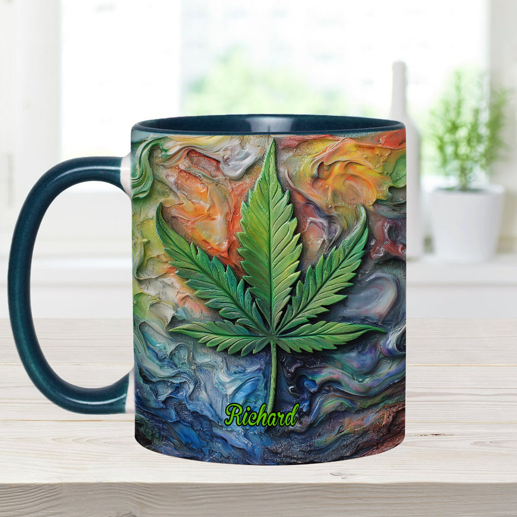 Let's Get Lit - Personalized Weed Accent Mug