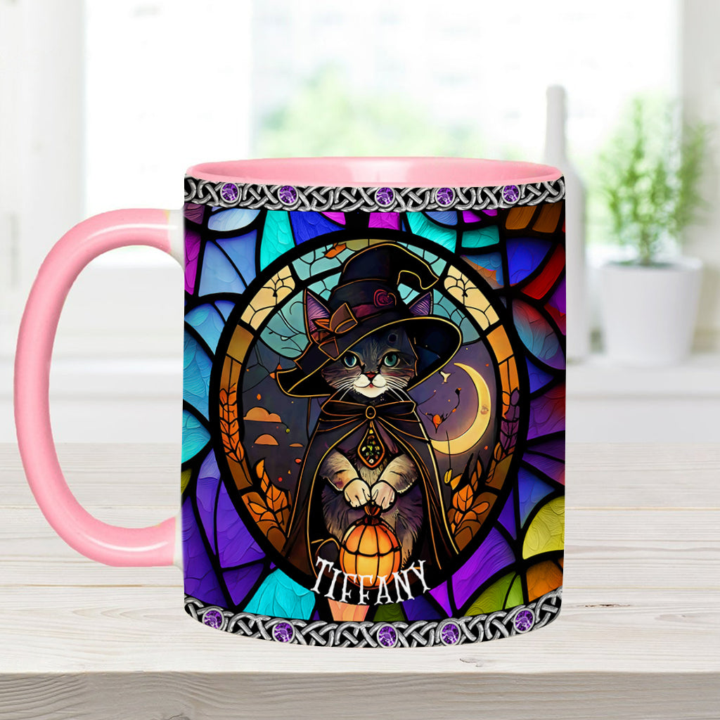 Mug personnalisé Sorcière en vitrail - Magnifique mug à motif sorcière