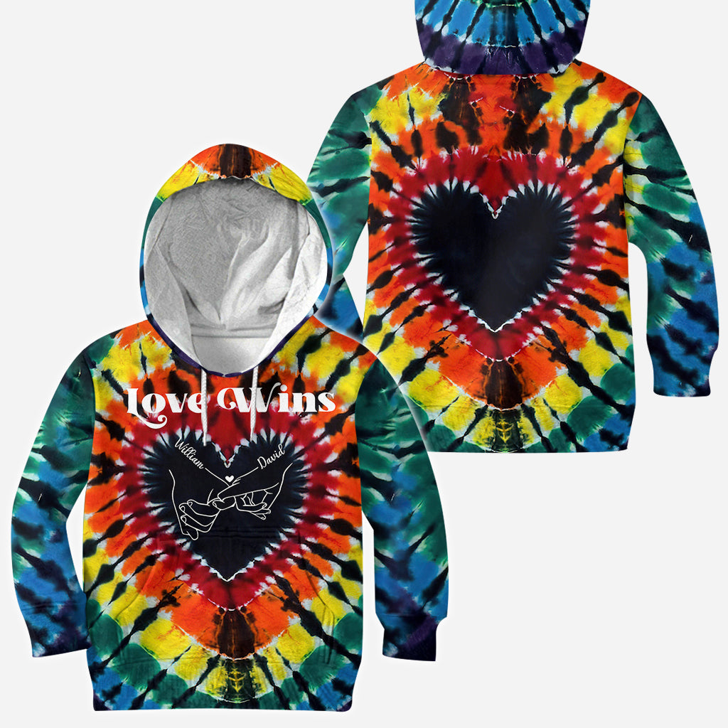 L'amour triomphe - T-shirt personnalisé de soutien LGBT