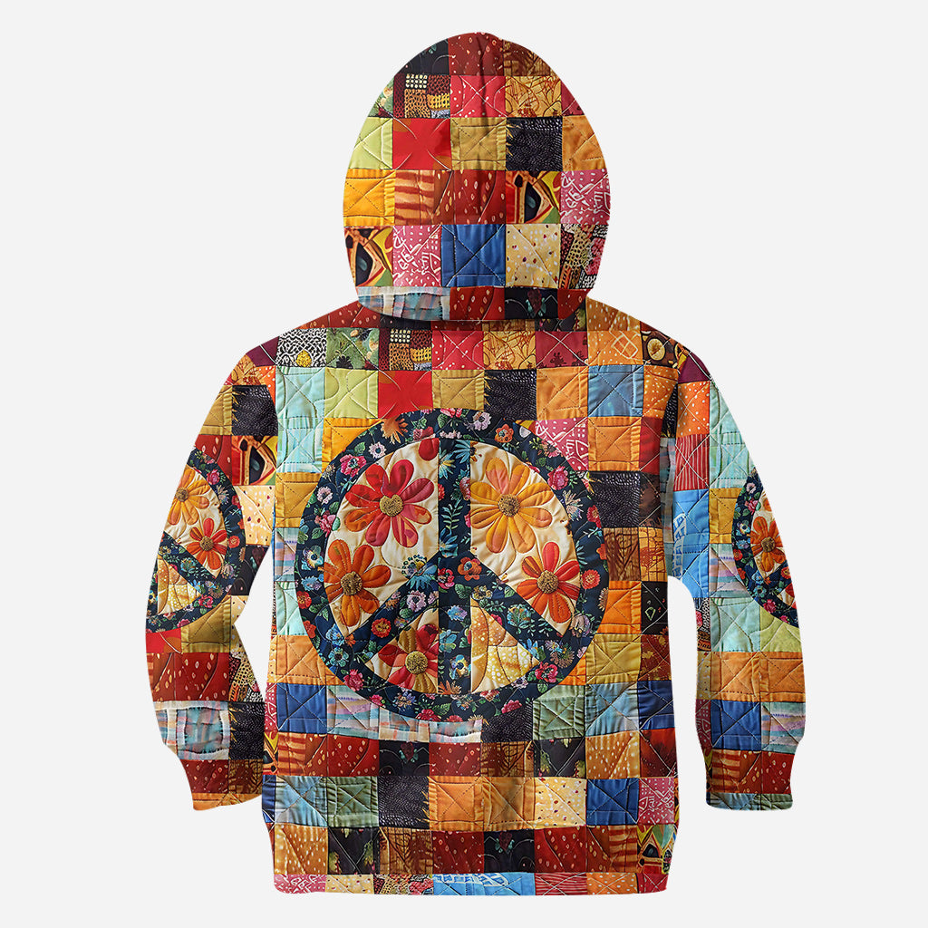 T-shirt hippie personnalisé Trippie Hippie Sign - T-shirt intégral hippie