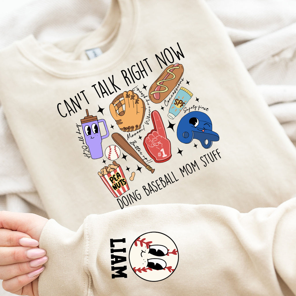 Articles pour mamans de joueurs de baseball - T-shirt personnalisé sur le thème du baseball