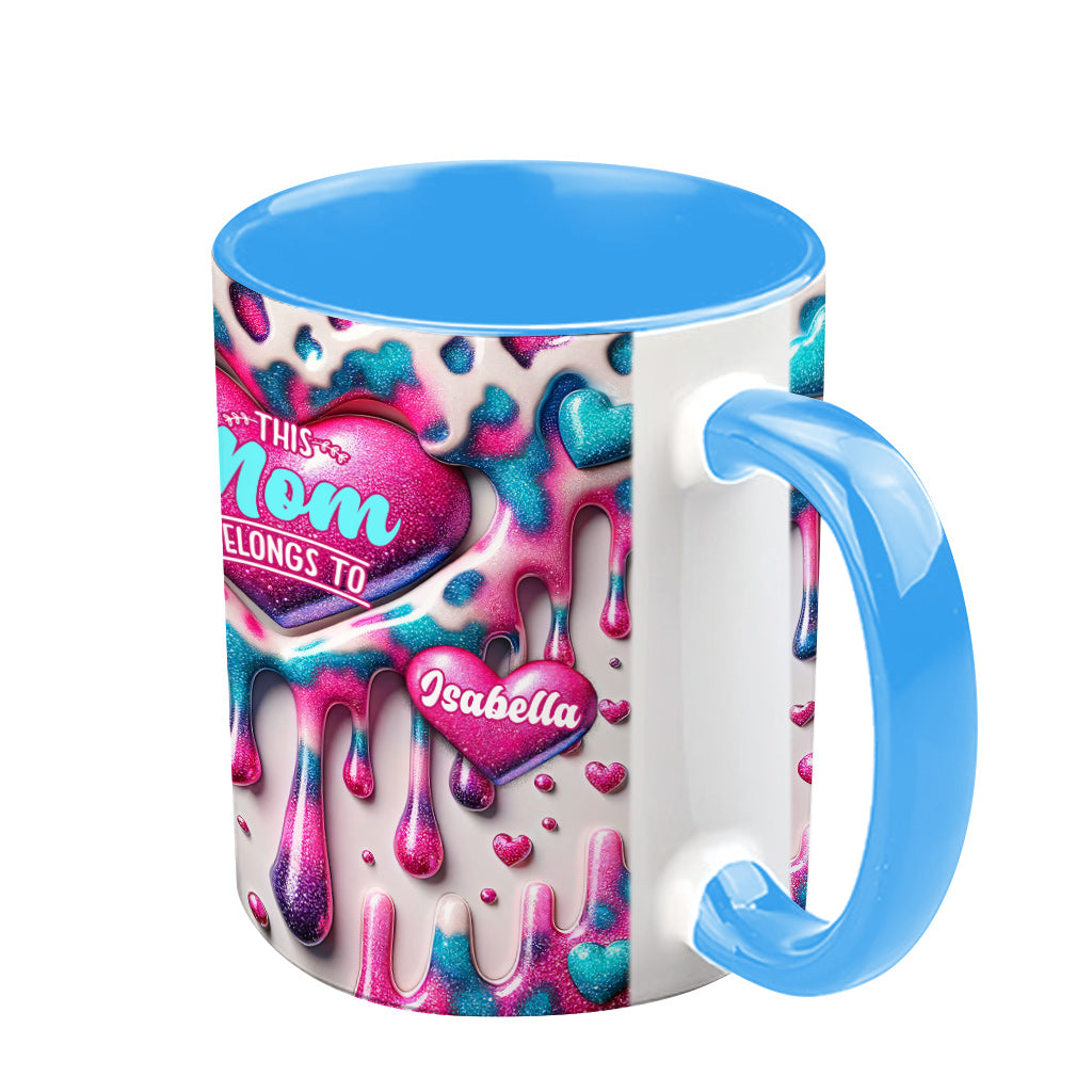 Cette maman appartient à - Mug personnalisé pour maman