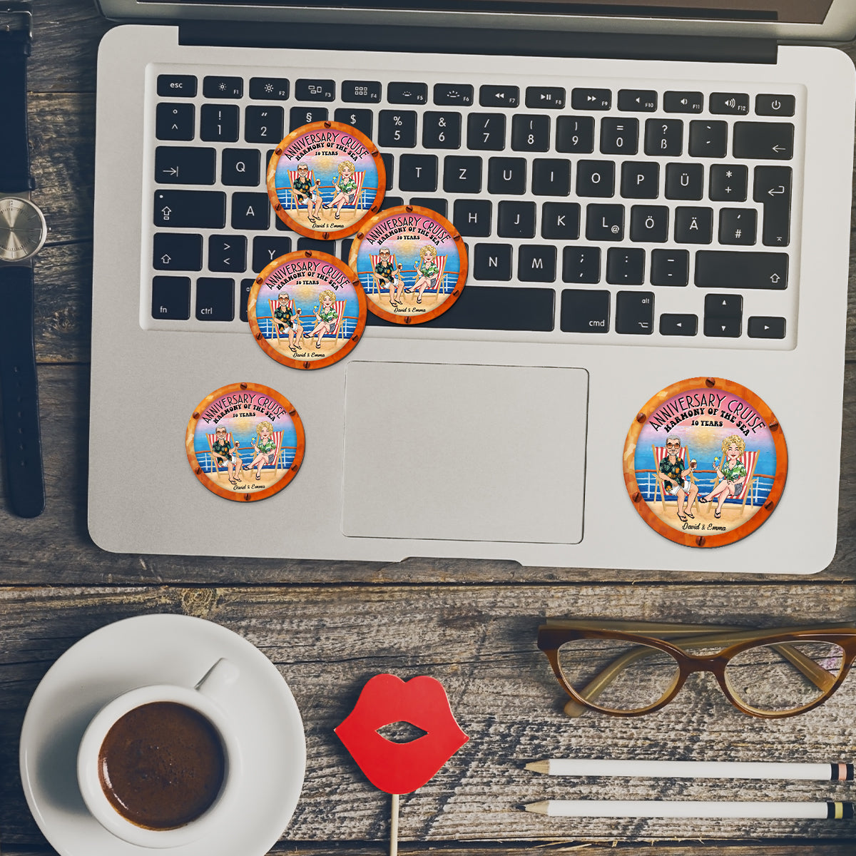 Décorations de porte pour croisière anniversaire - Aimant de croisière personnalisé