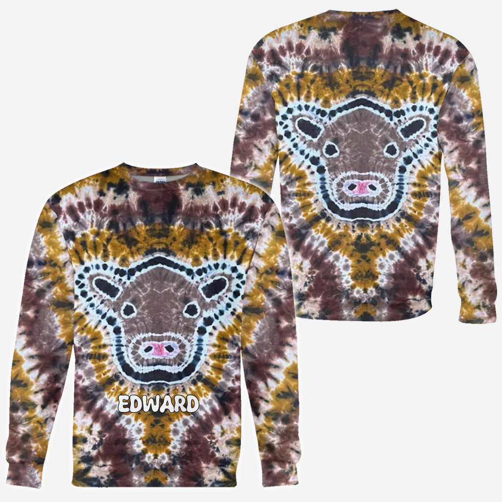 T-shirt personnalisé vache colorée - Vache intégrale