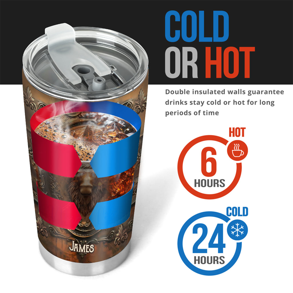 Stunning Moose - Personalized Hunting Tumbler