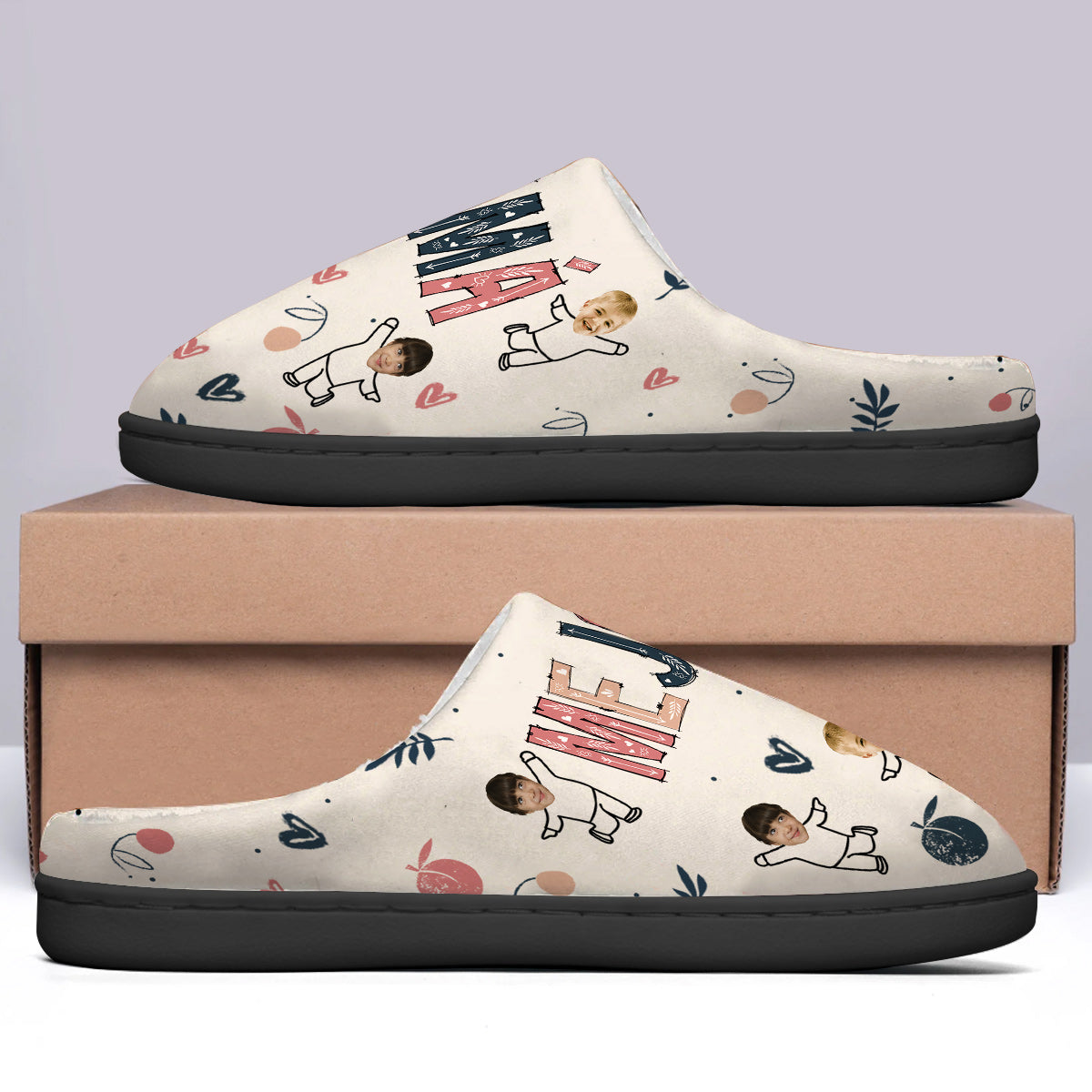 Mejor Mamá Feliz Día de la Madre - Chaussons Mère Personnalisés