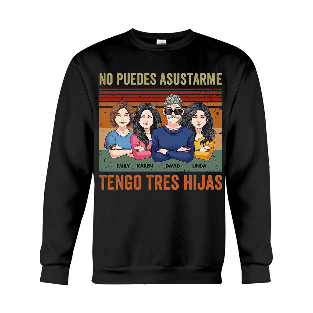 No Puedes Asustarme - T-shirt et sweat à capuche personnalisés pour papa