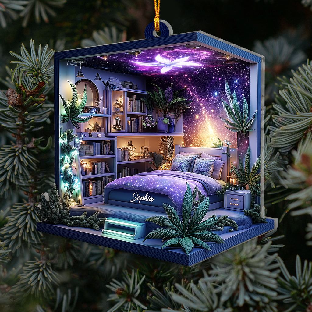 Magic Leaf Room - Personalized Weed Ornament