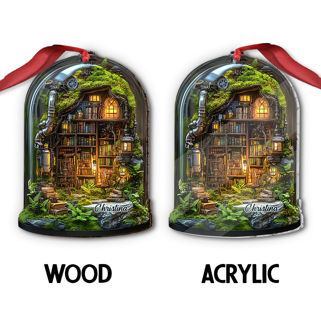 Mon coin secret - Ornement de livre personnalisé