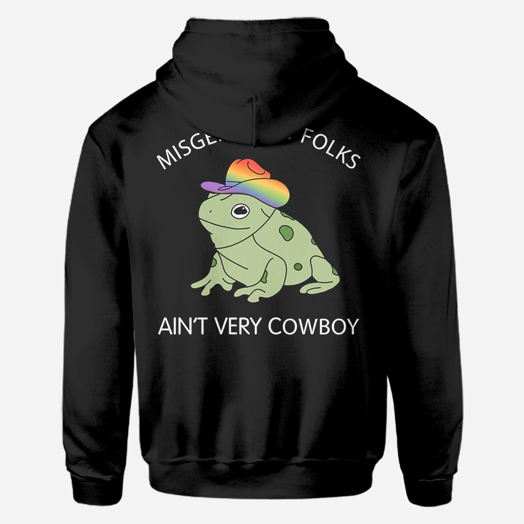 Misgendering Folks Aint Very Cowboy - Personalized LGBT Support All Over Shirt