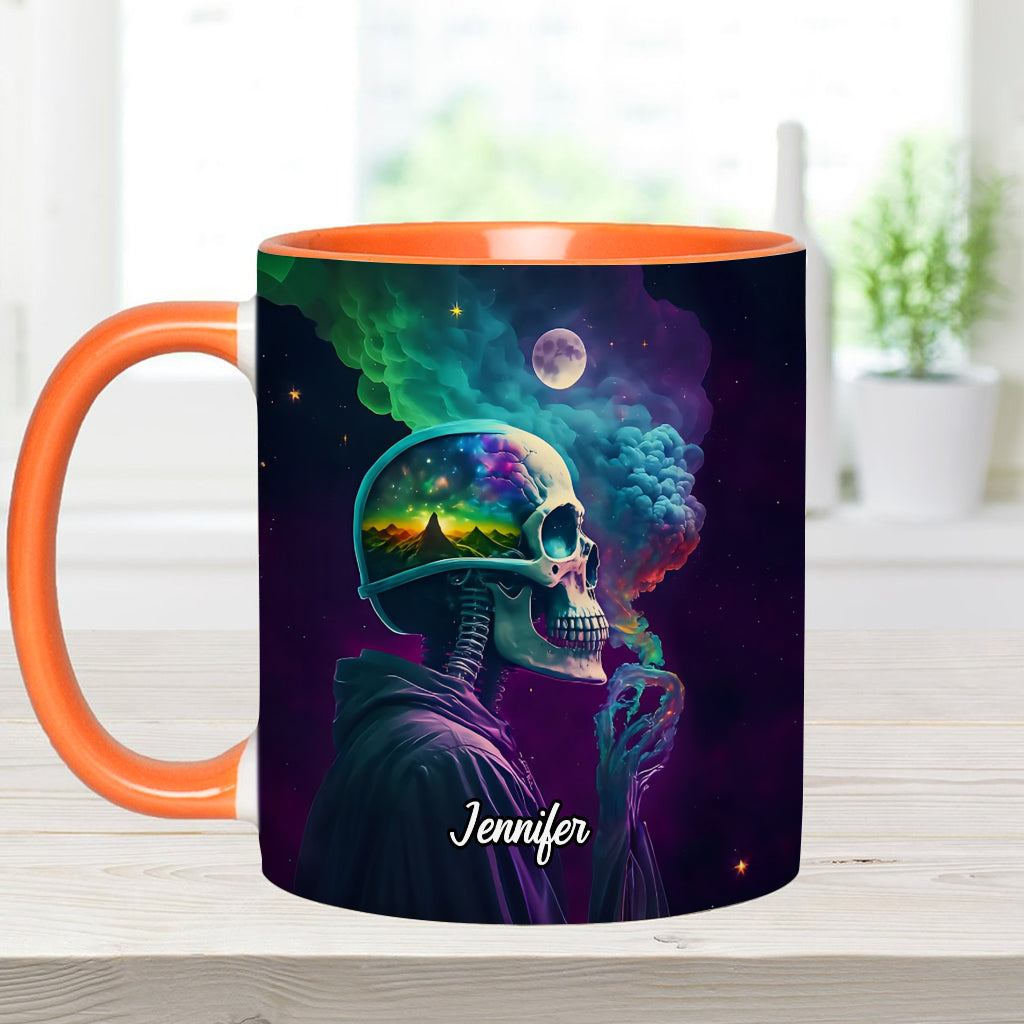 A Little High - Personalized Weed Accent Mug