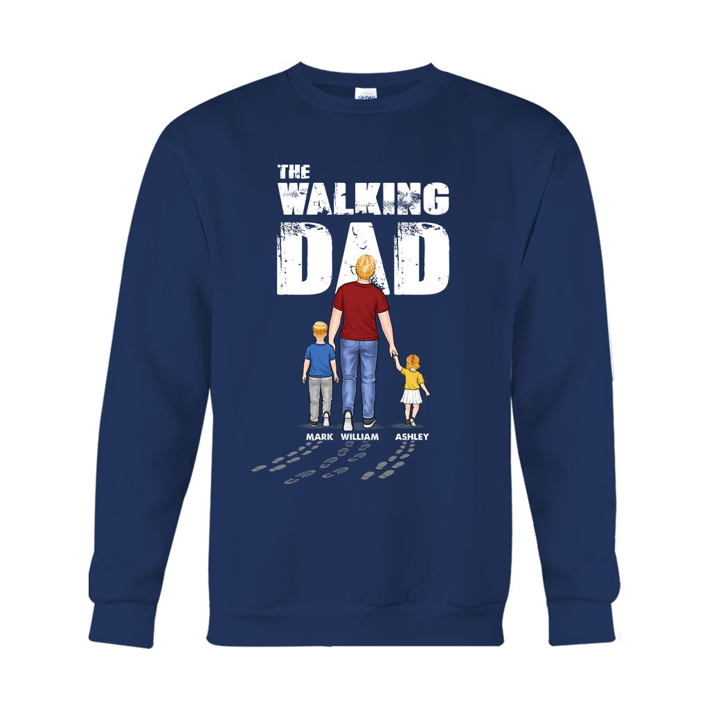 Le Papa qui marche - T-shirt et sweat à capuche personnalisés pour papa