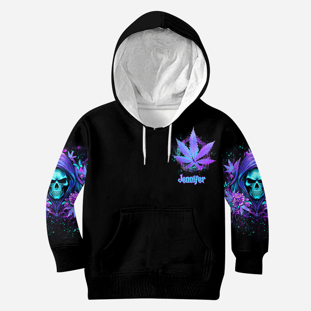 Je parie mon âme - T-shirt personnalisé avec motif cannabis intégral