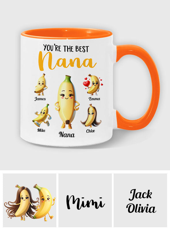 Meilleure grand-mère du monde - Mug personnalisé « Grand-mère »