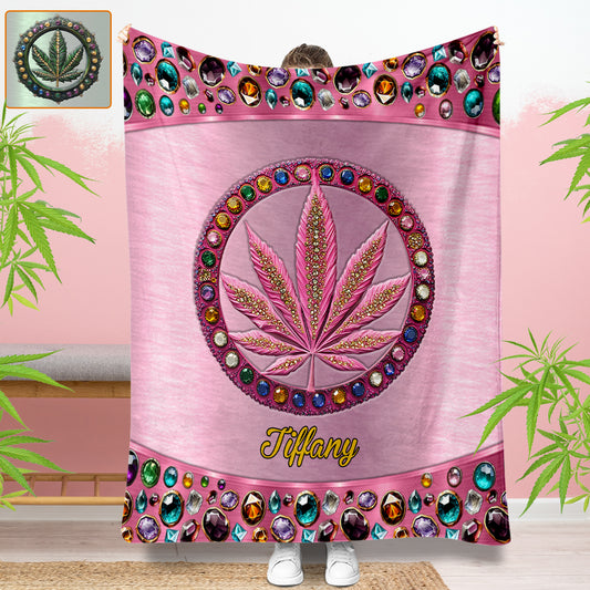 Stoner Chick - Couverture personnalisée pour fumeurs de cannabis