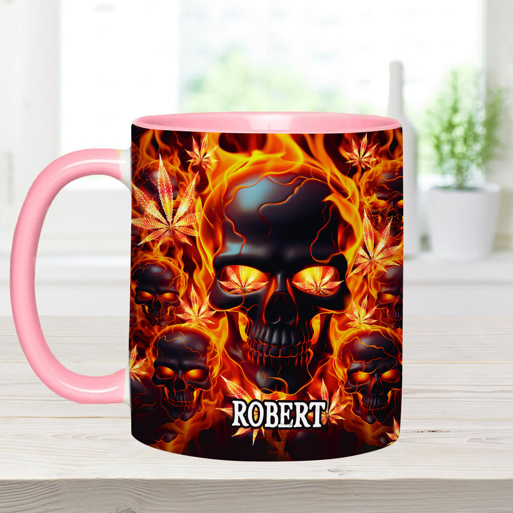 Libérez votre esprit - Mug personnalisé à motif cannabis