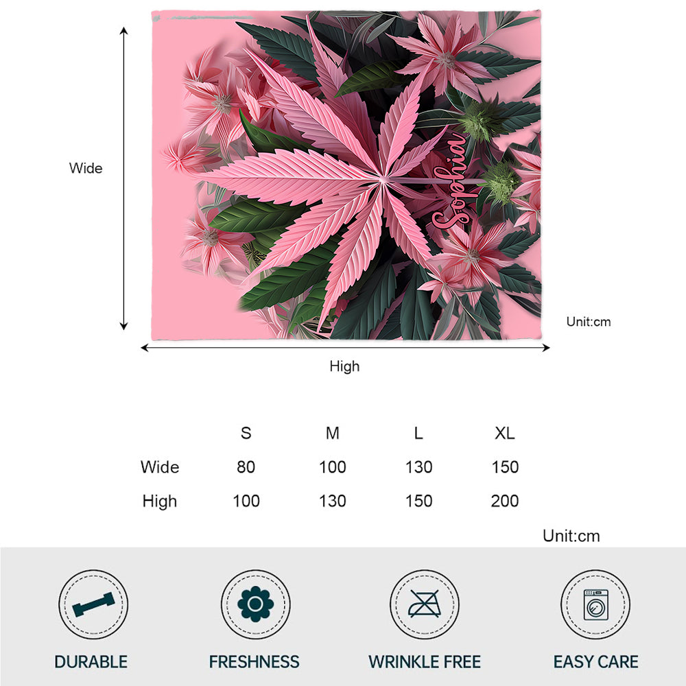 Free Your Mind - Personalized Weed Blanket