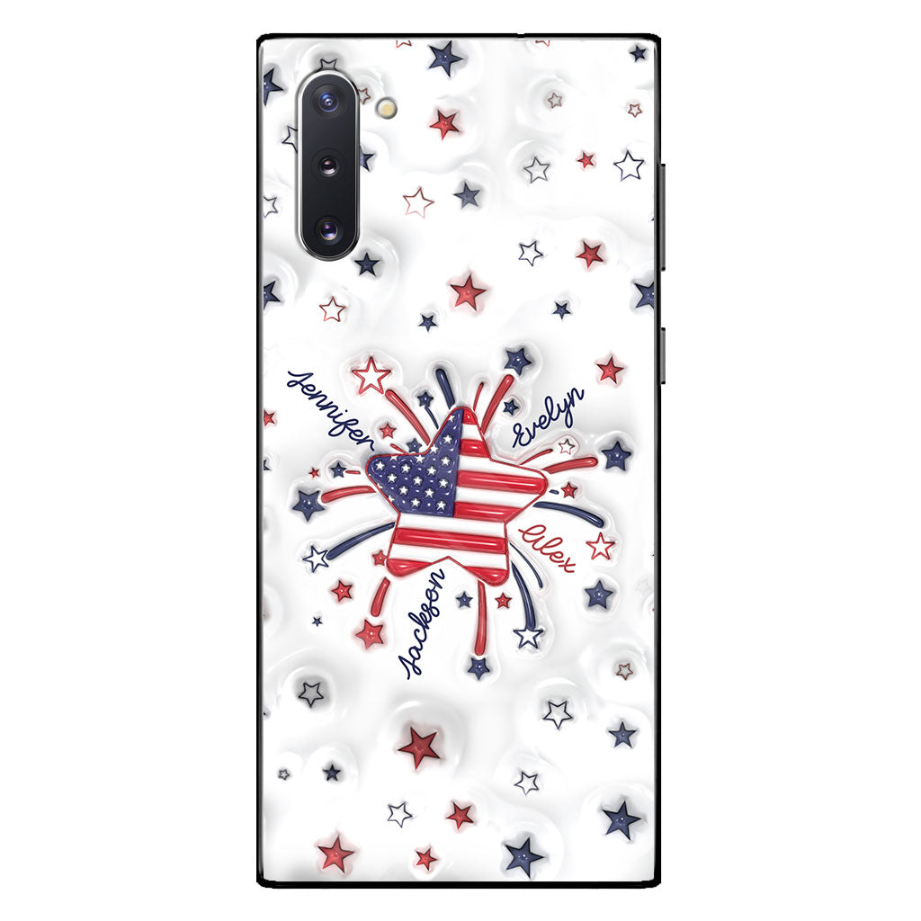 Coque de téléphone personnalisée « Petite étoile de grand-mère » pour le 4 juillet