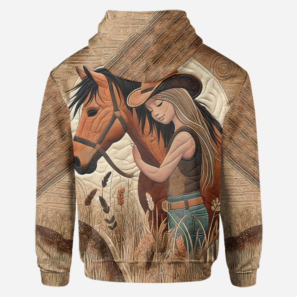 Amoureux des chevaux - T-shirt personnalisé avec motif cheval