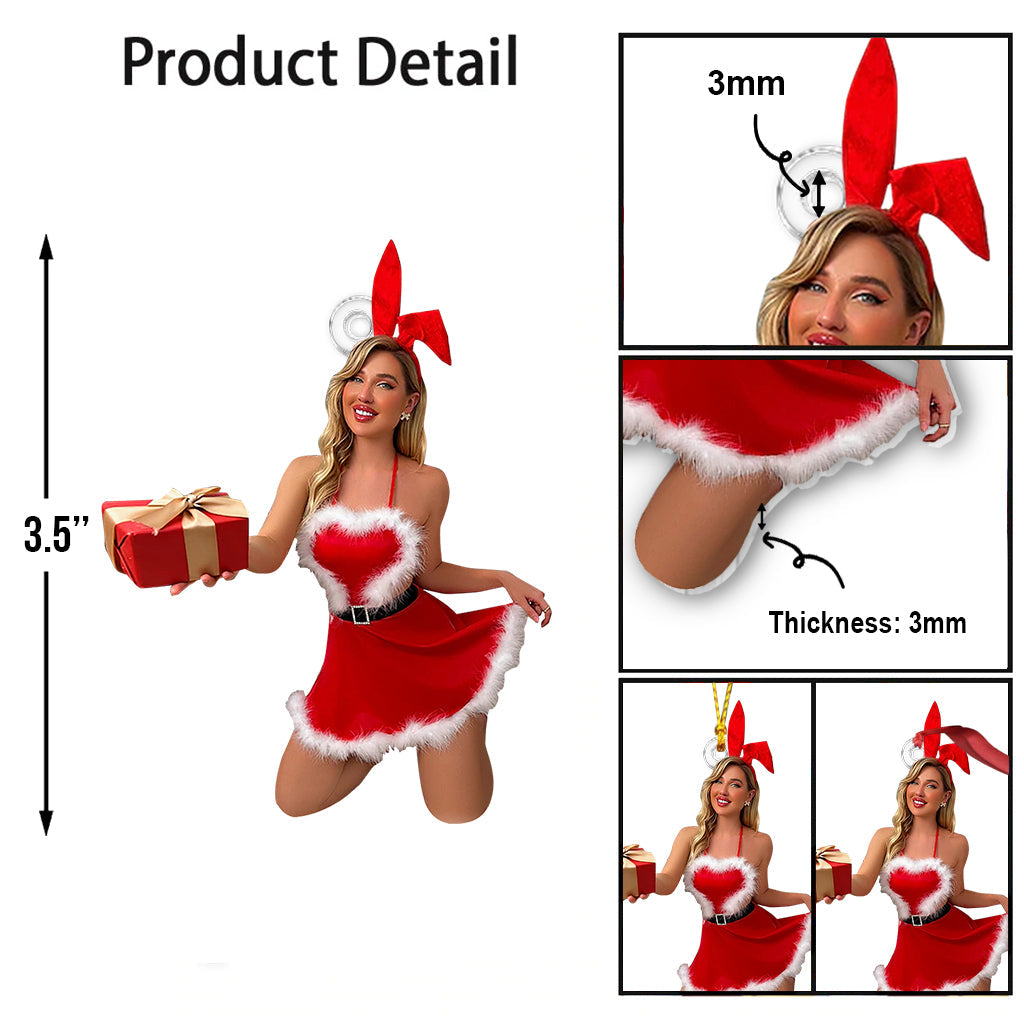 Ornement photo personnalisé pour couple - Ornement sur mesure