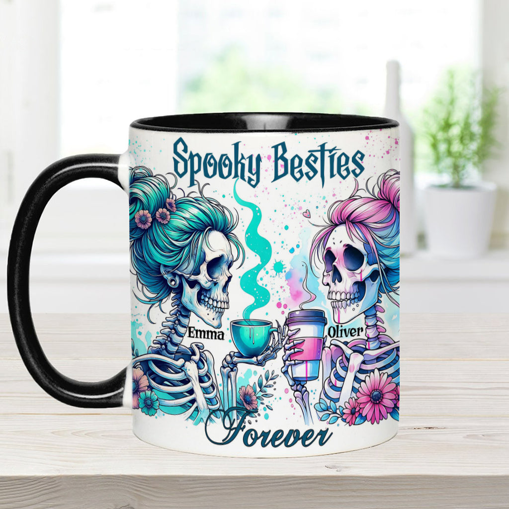 Meilleures amies pour toujours - Mug personnalisé « Spooky Besties Forever »