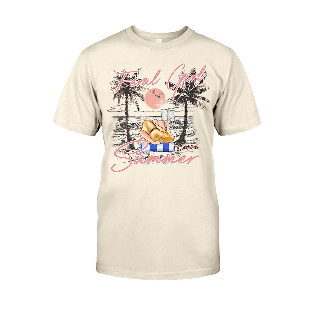 Feral Girl - T-shirt et sweat à capuche personnalisés pour les amoureux de la mer
