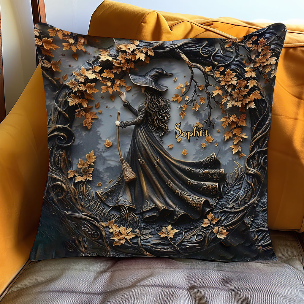 Belle Sorcière - Coussin décoratif personnalisé Sorcière