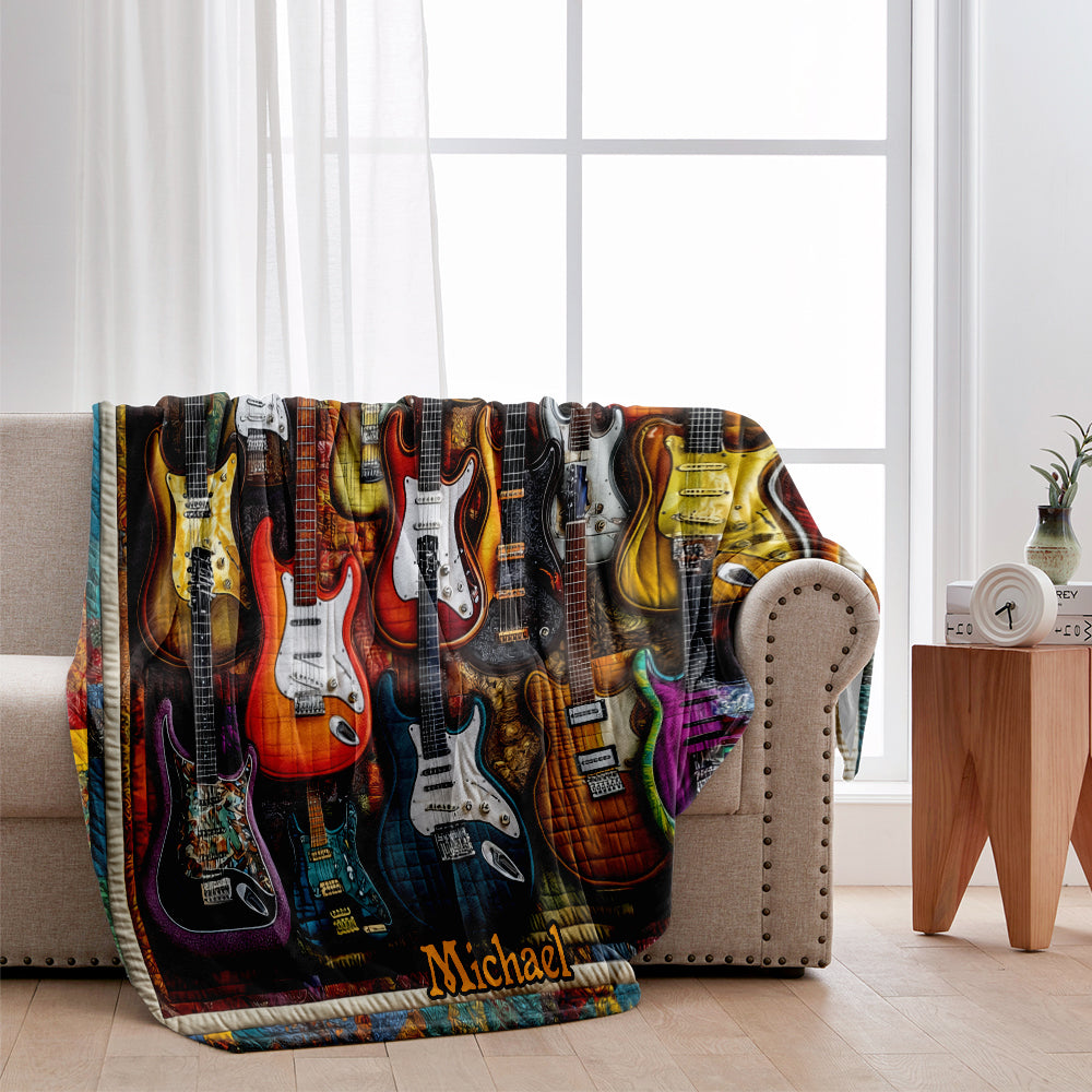 Belles guitares - Couverture guitare personnalisée