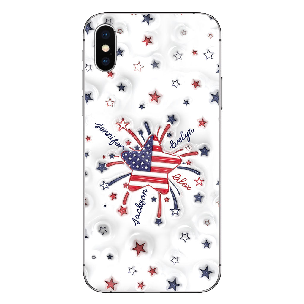 Coque de téléphone personnalisée « Petite étoile de grand-mère » pour le 4 juillet
