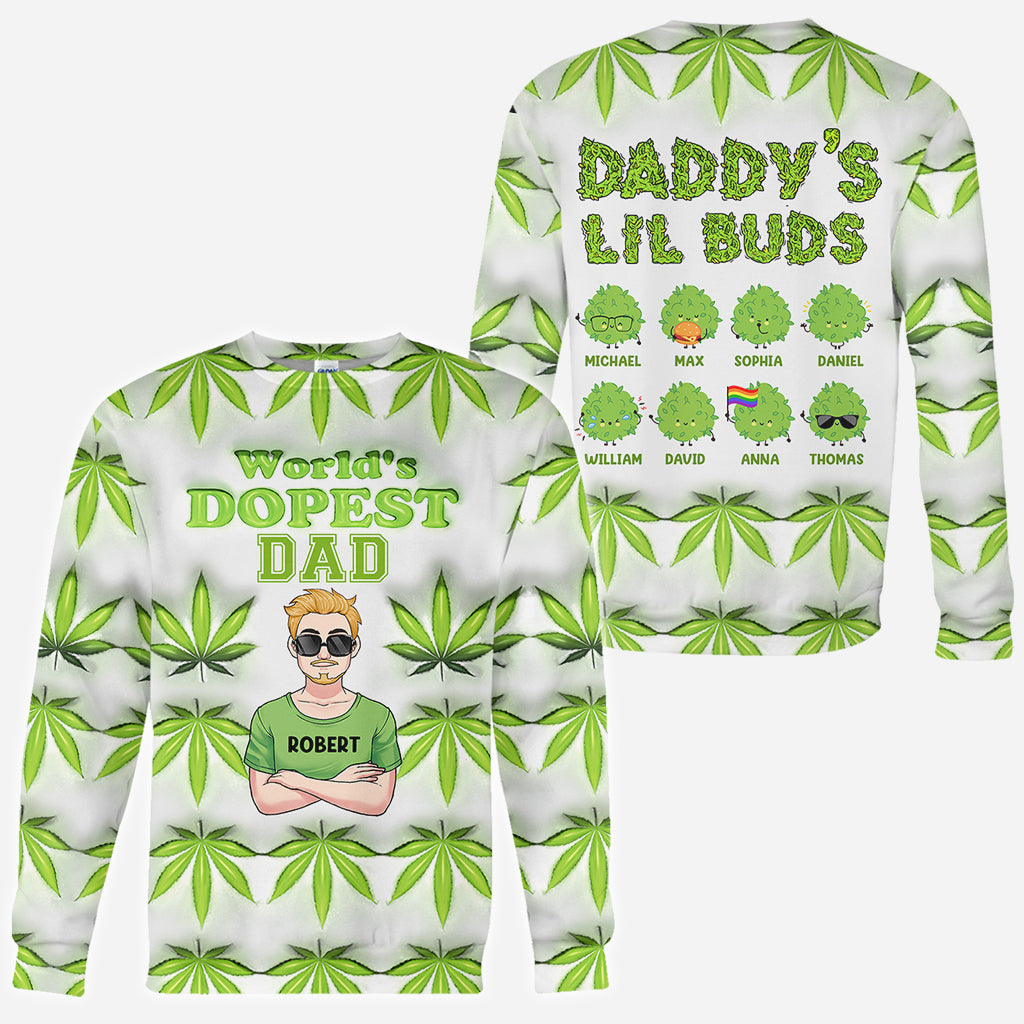 Le papa le plus cool du monde - T-shirt personnalisé pour papa