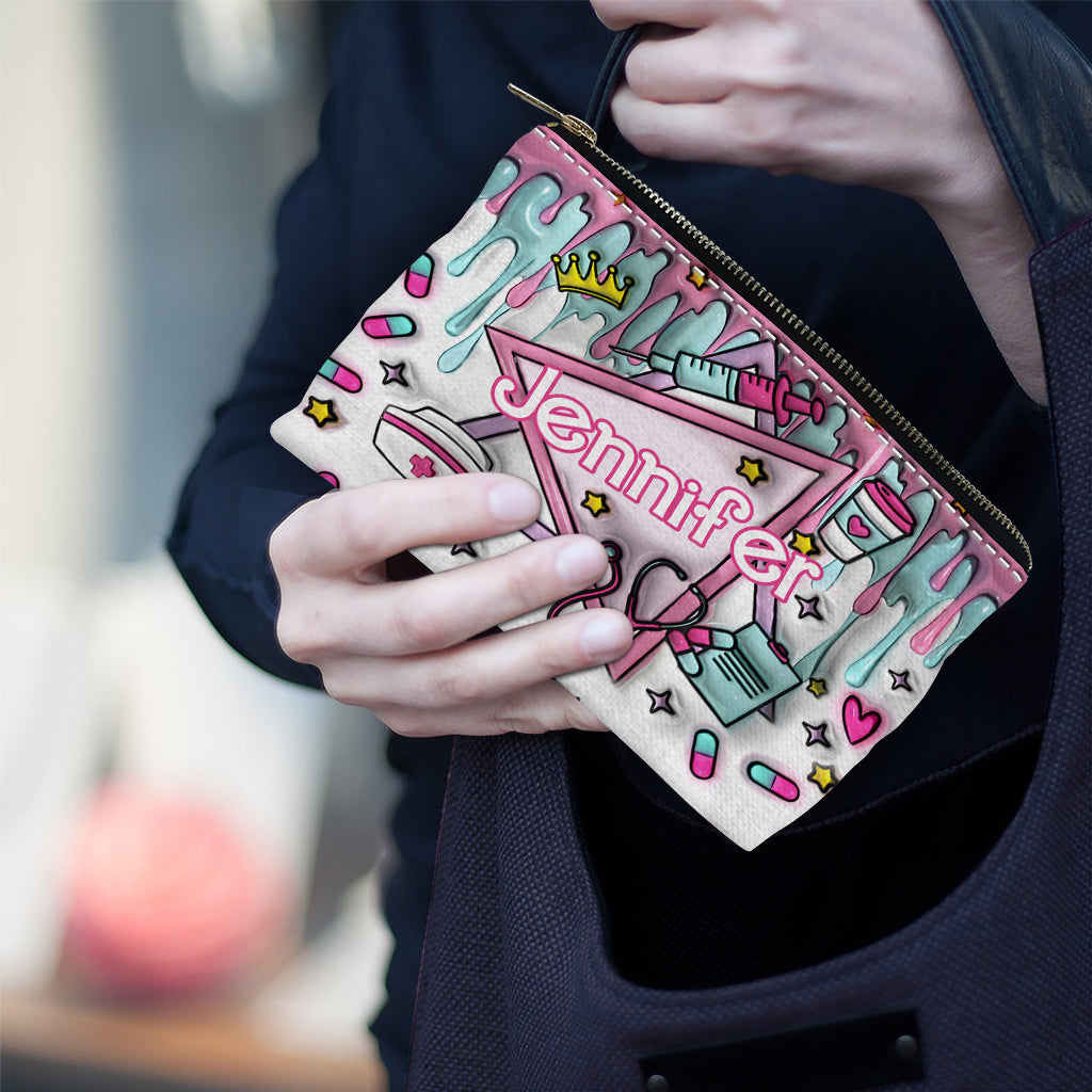 Tout mon matériel d'infirmière - Pochette d'infirmière personnalisée