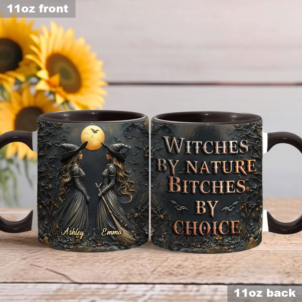 Sorcières par nature, garces par choix - Mug personnalisé pour meilleure amie