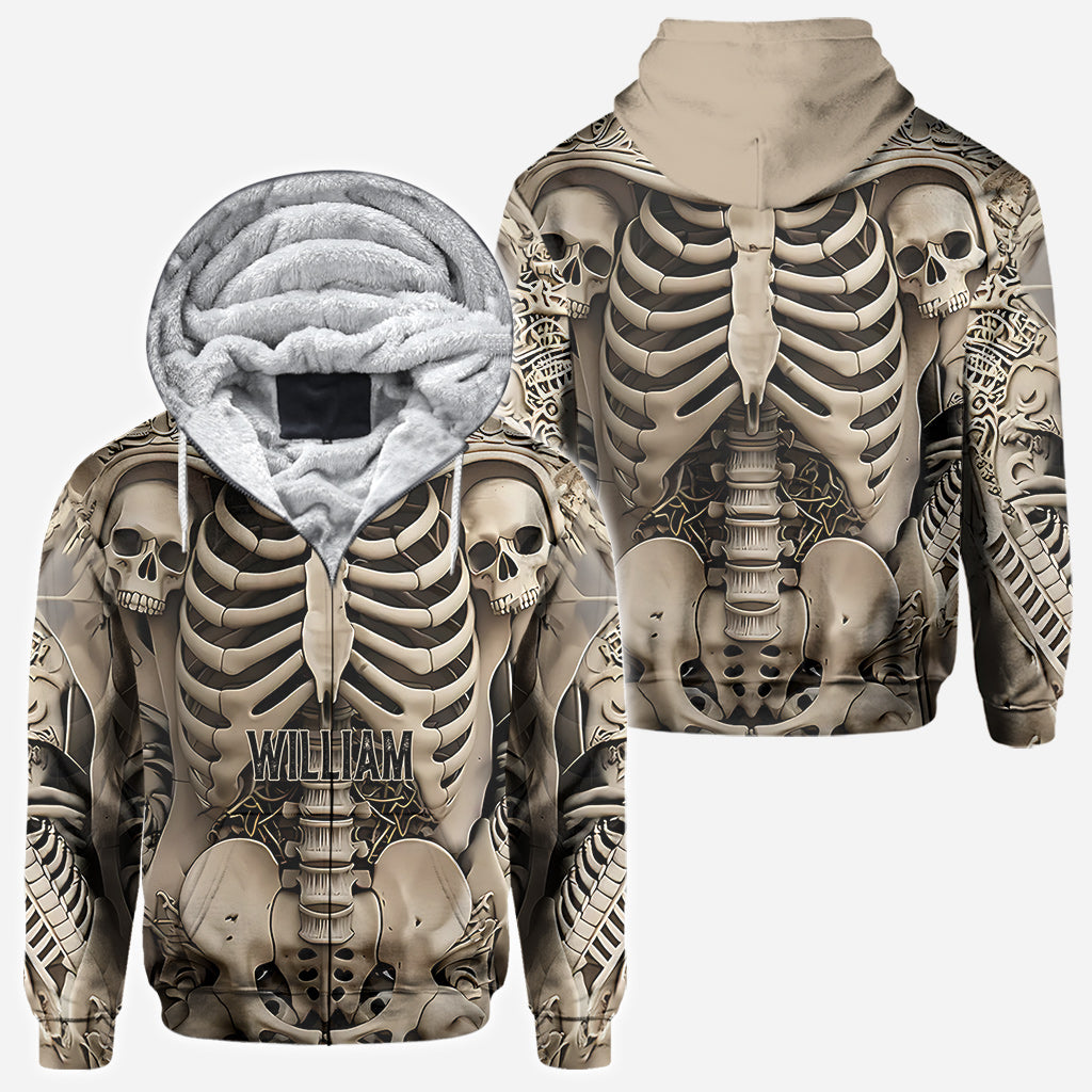 T-shirt personnalisé « Love Skulls » avec motif tête de mort.