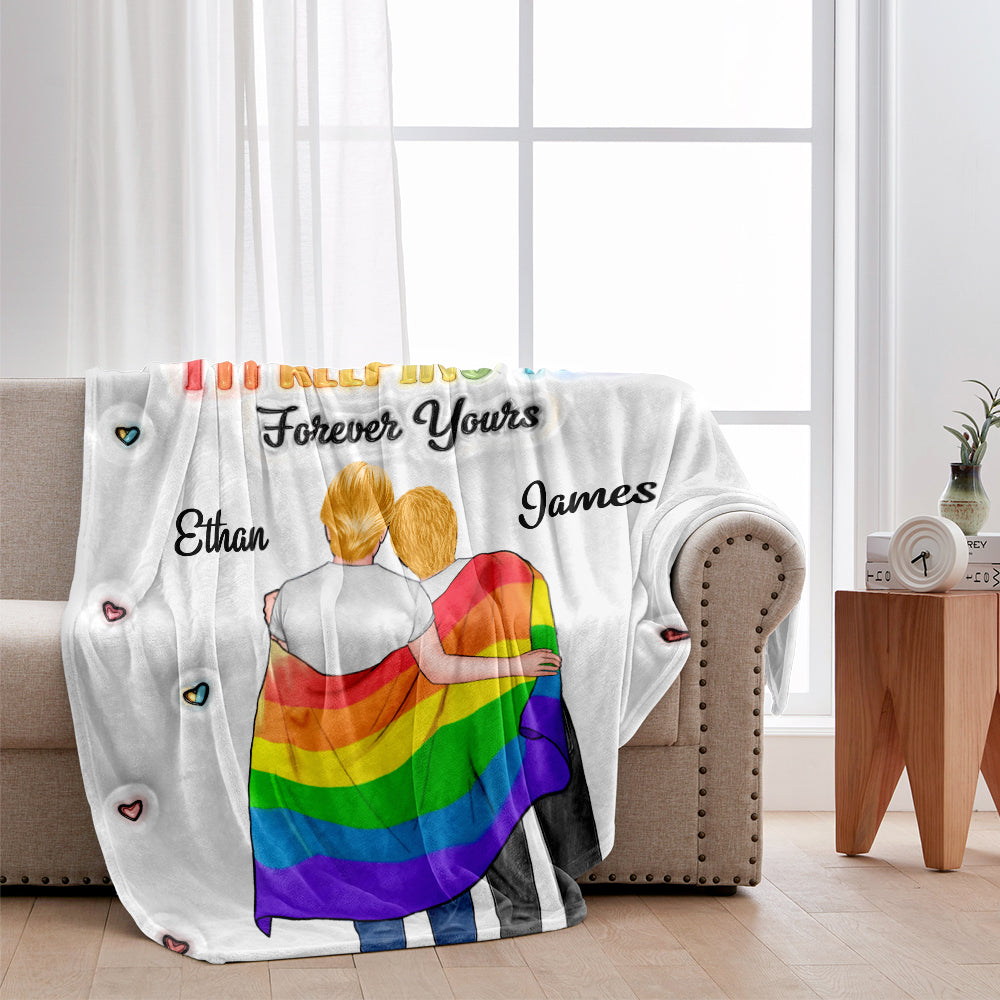 Je t'ai rencontré(e), je t'ai apprécié(e), je t'ai aimé(e), je te garde - Couverture de soutien LGBT personnalisée