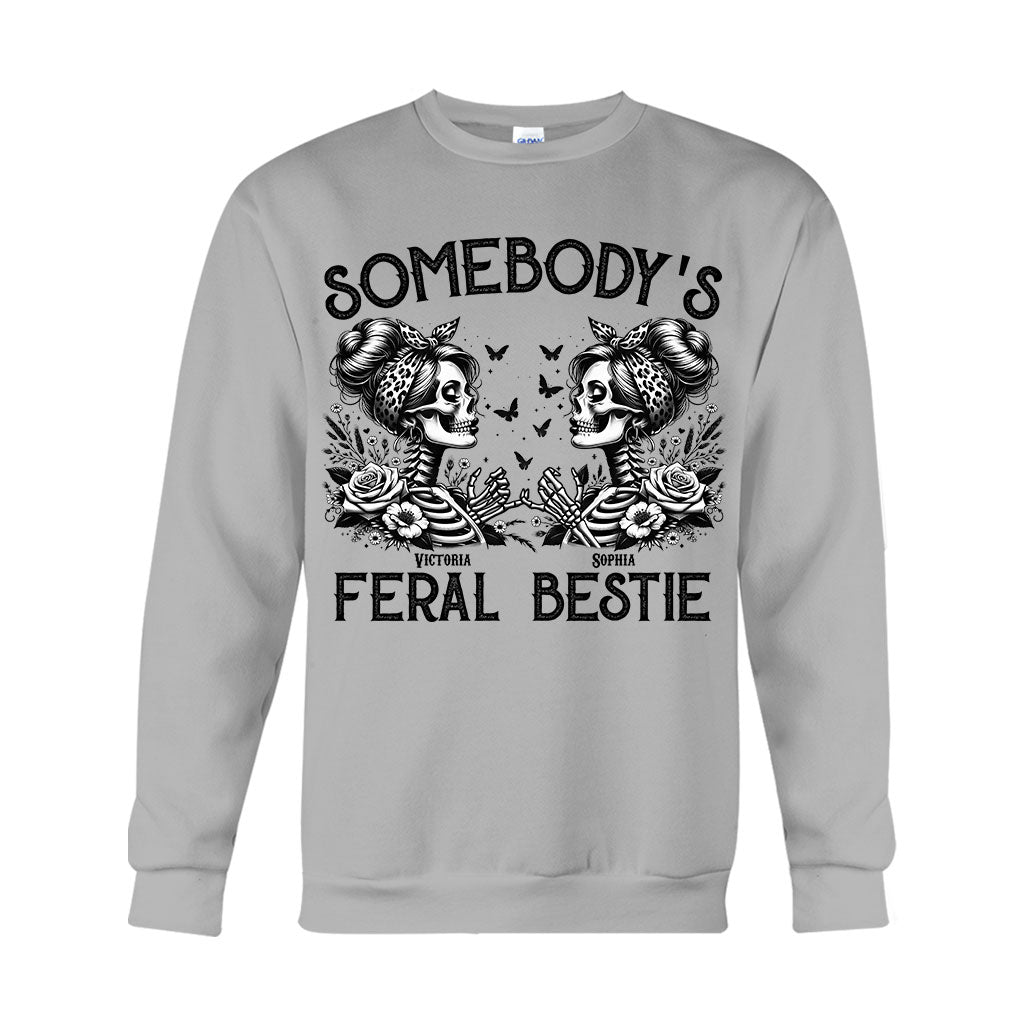 Spooky Besties Forever - Personalized Bestie T-shirt And Hoodie